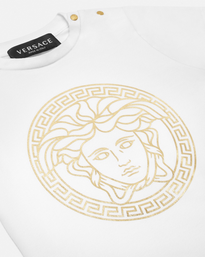 Versace Medusa Baby T-Shirt White+Print 4