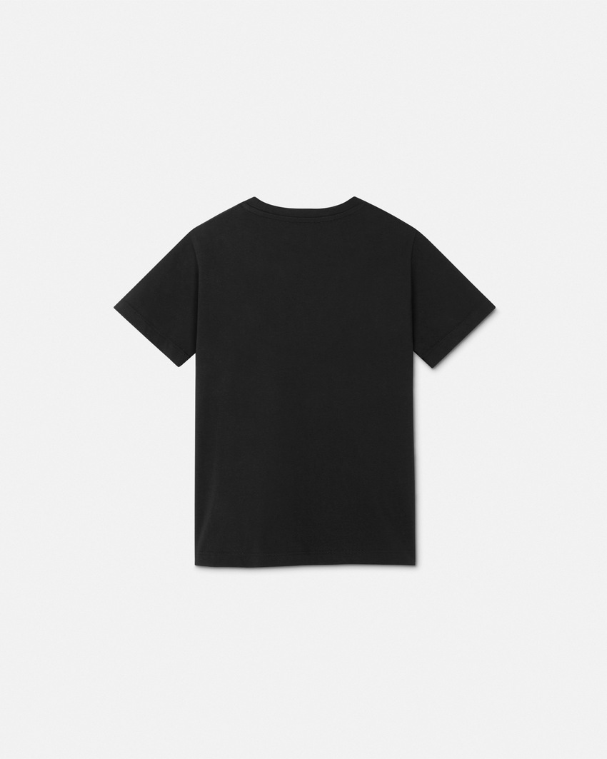 Versace 90s Vintage Logo Kids T-Shirt Black 3