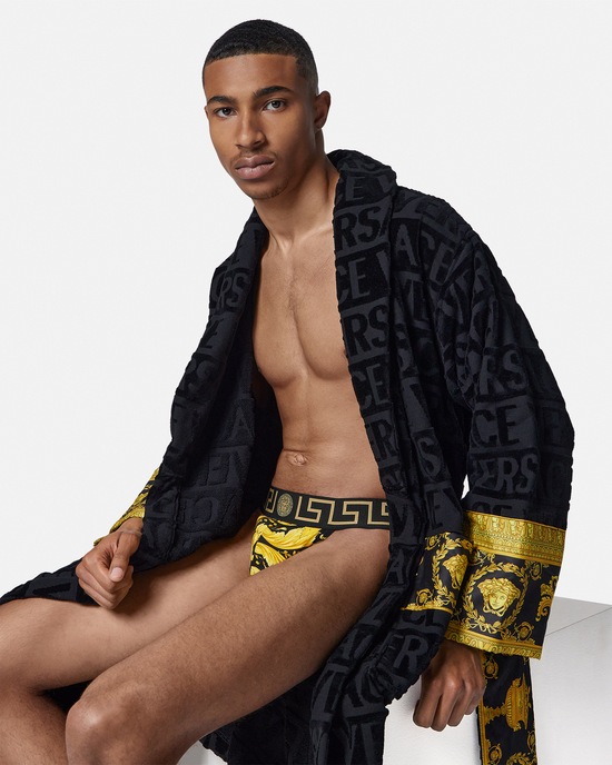 Versace Barocco Jockstrap Black 2