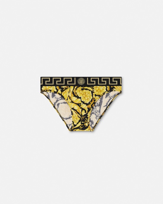 Versace Barocco Briefs Black 1