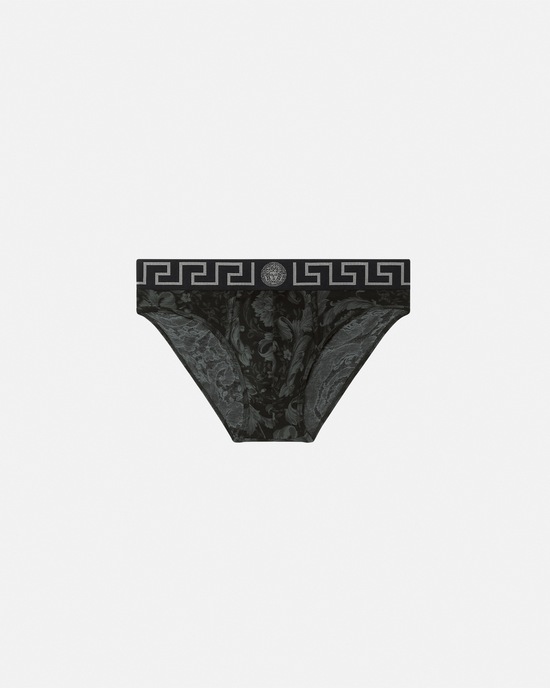 Versace Barocco Briefs Black 1