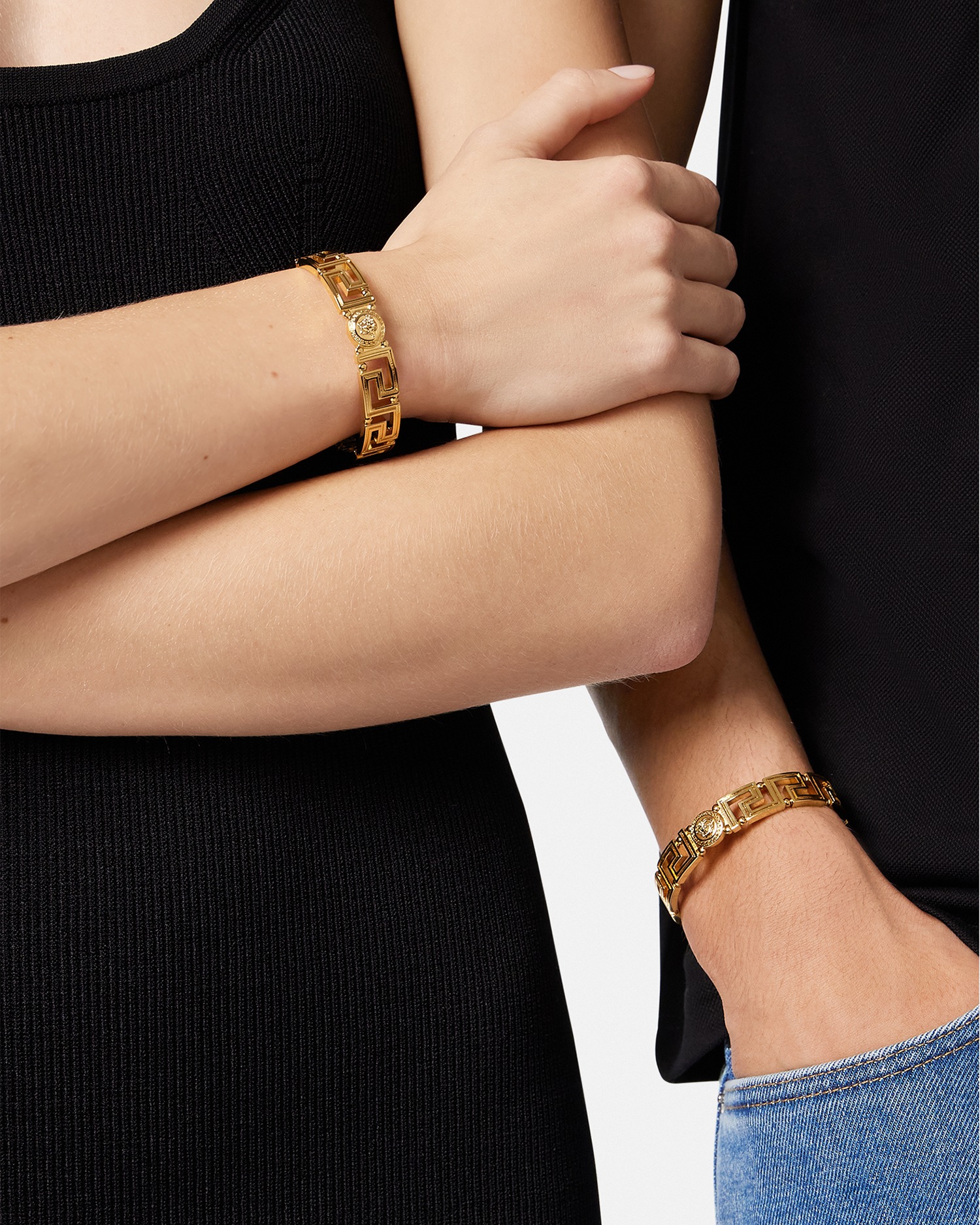 Versace Medusa Greca Cuff Bracelet Light gold 3