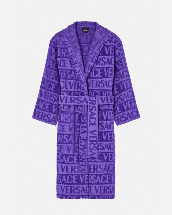 Versace Home Versace Allover Bathrobe Violet 1