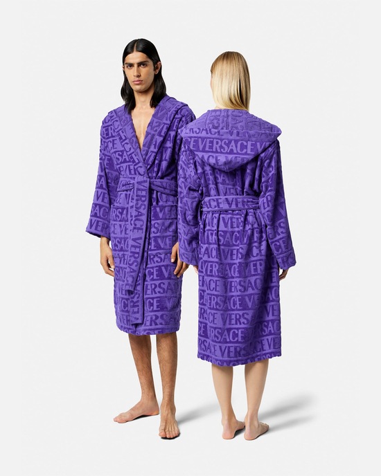 Versace Home Versace Allover Bathrobe Violet 2
