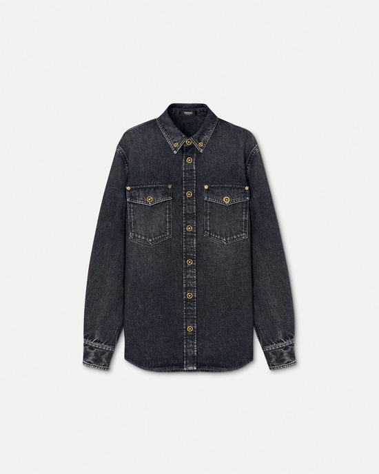 Denim Overshirt Black 1