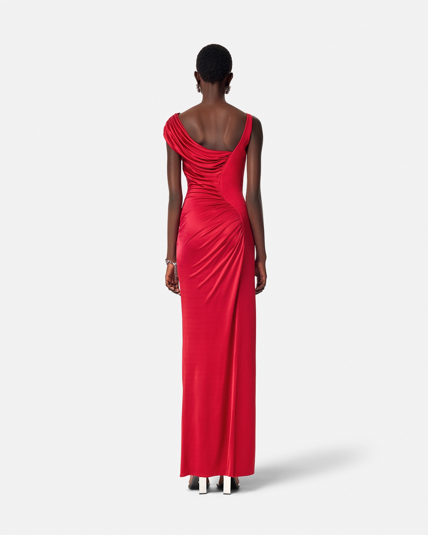 Medusa '95 Draped Gown Red 5