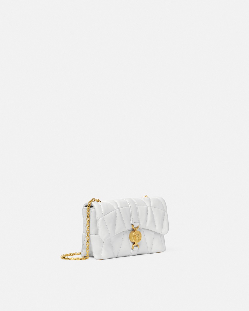 Kleio Quilted Mini Bag White 2