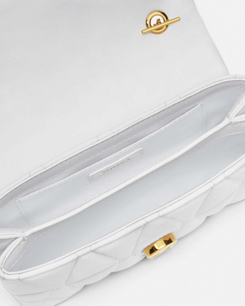 Kleio Quilted Mini Bag White 5
