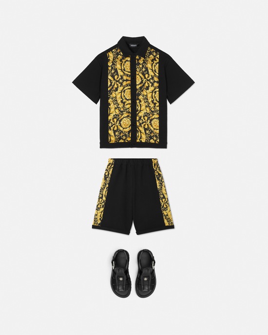 Barocco Kids Sweat Shorts Black 2