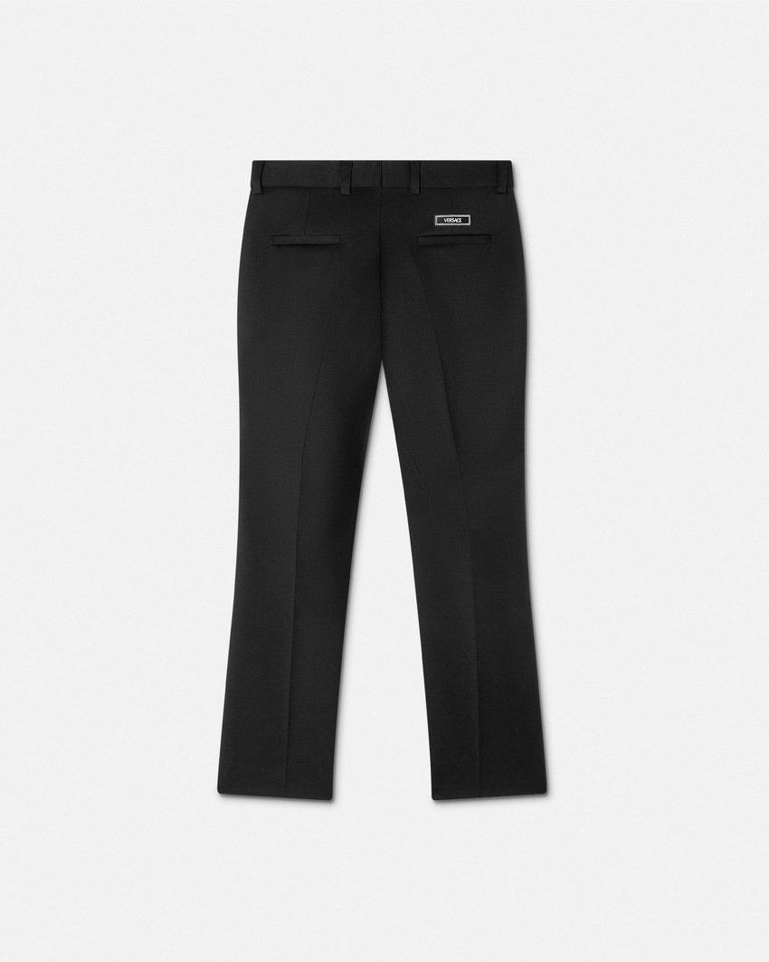 Wool-Blend Kids Pants Black 3