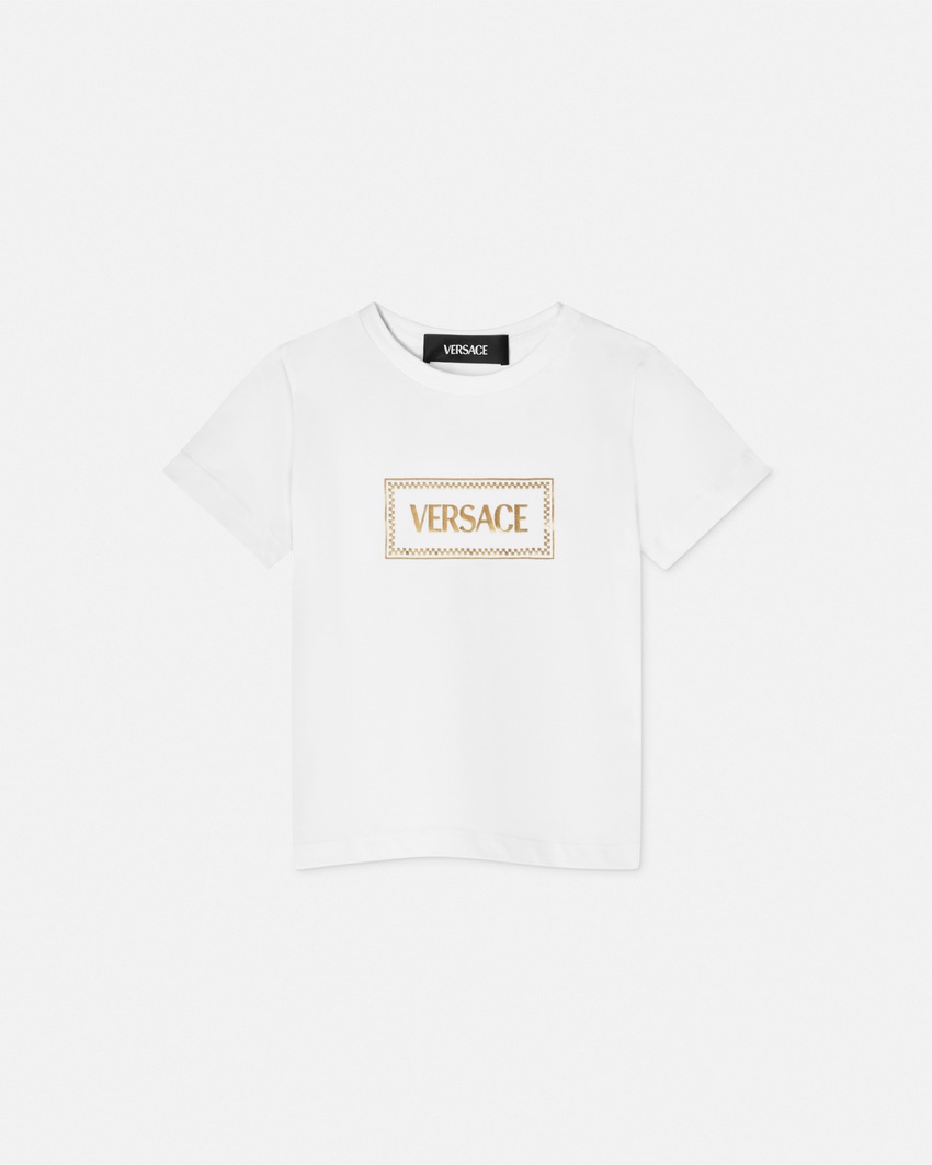 90s Vintage Logo Kids T-Shirt White+Print 1