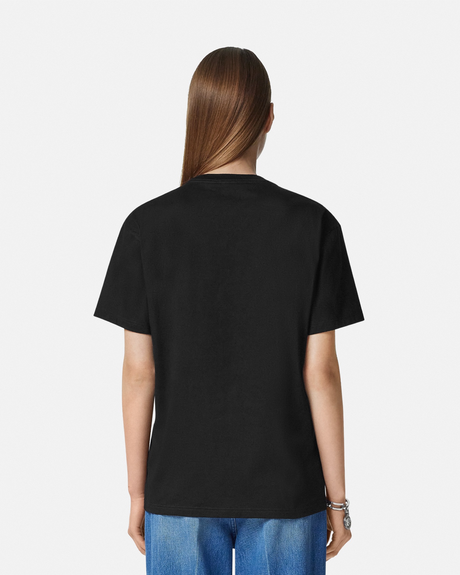 Embellished Medusa T-Shirt Black 5