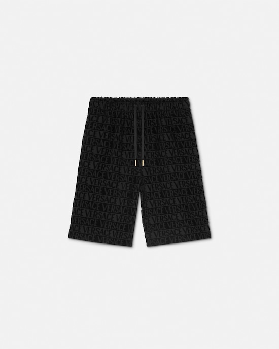 I ♡ Baroque Bermuda Shorts Black+Print 1