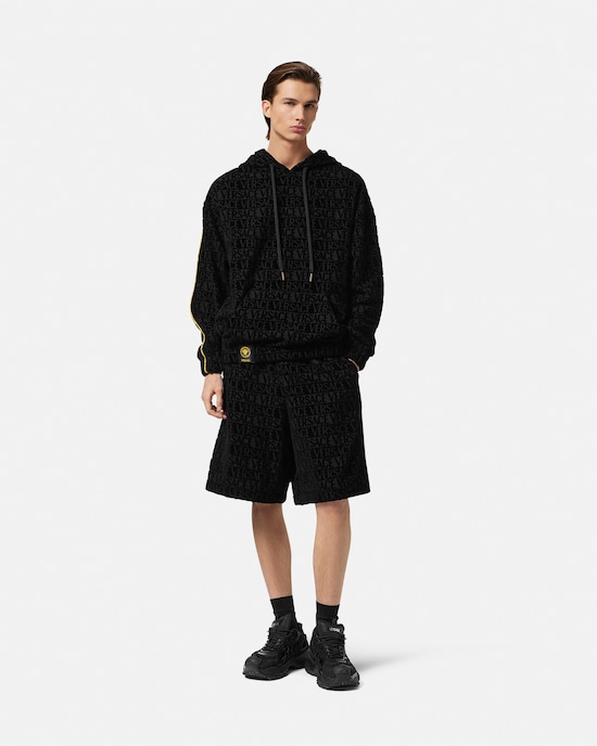 I ♡ Baroque Bermuda Shorts Black+Print 2