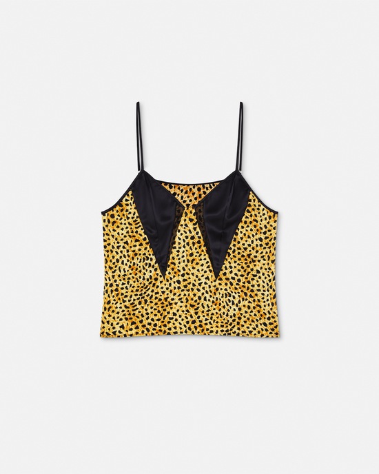 Cheetah Allover Silk Slip Camisole Animalier 1