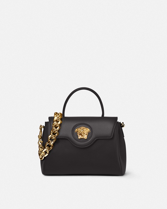 Versace La Medusa Handbag Black 1