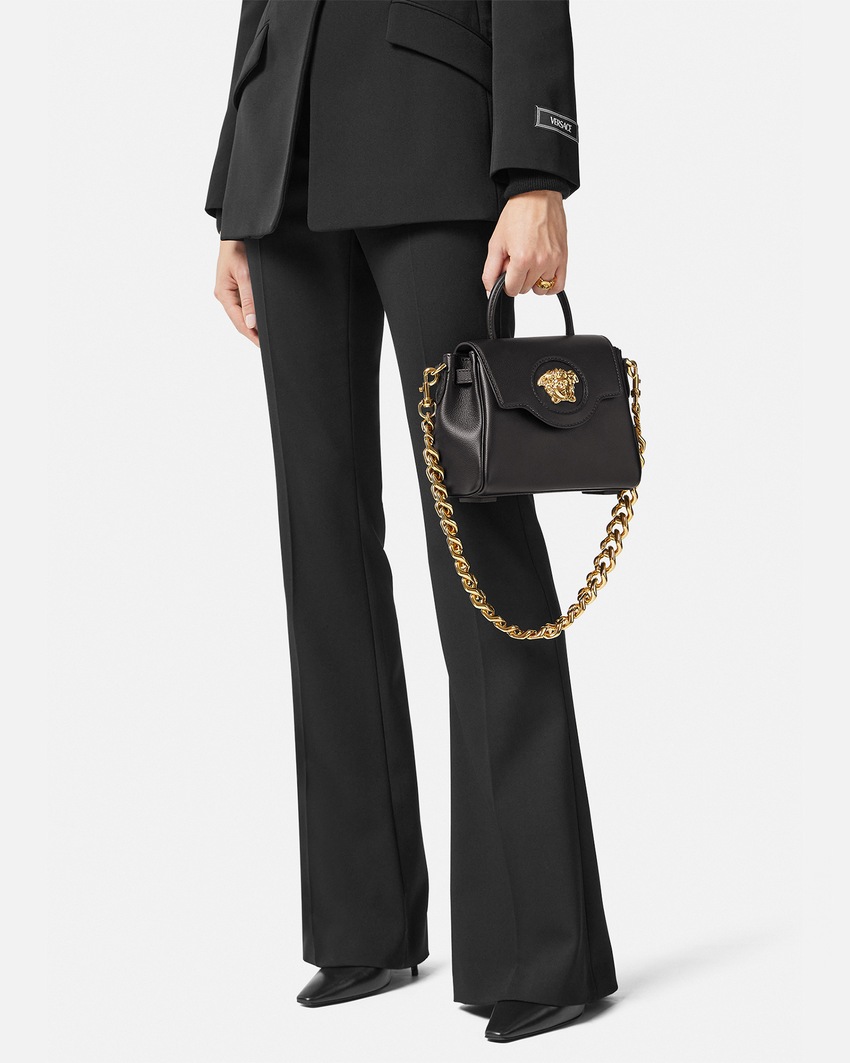 Versace La Medusa Small Handbag Black 3