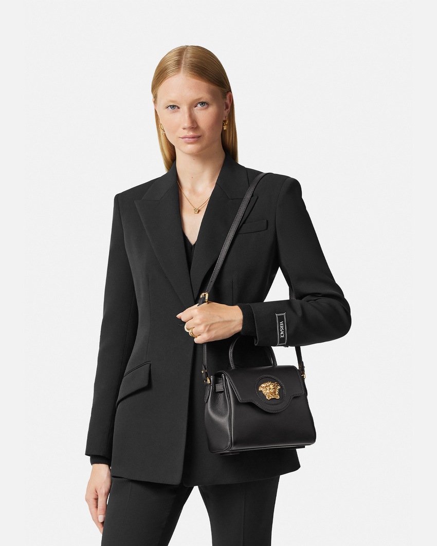 Versace La Medusa Small Handbag Black 4