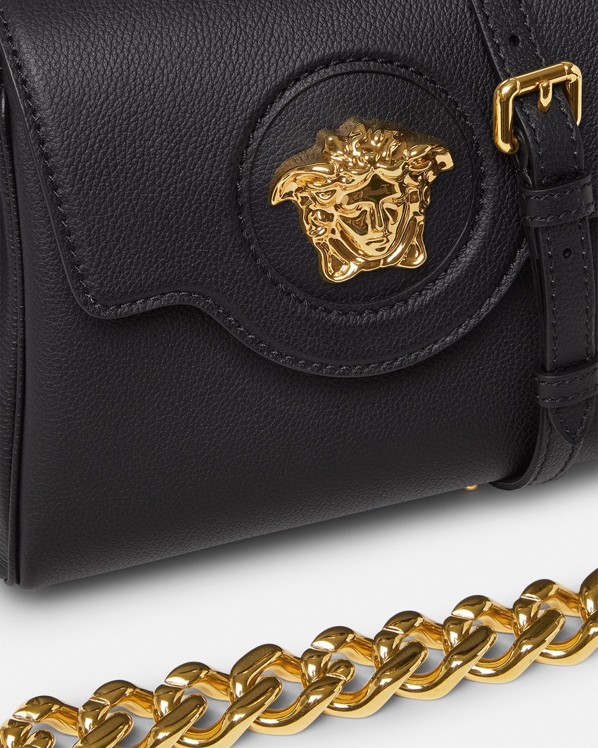 Versace La Medusa Small Handbag Black 6