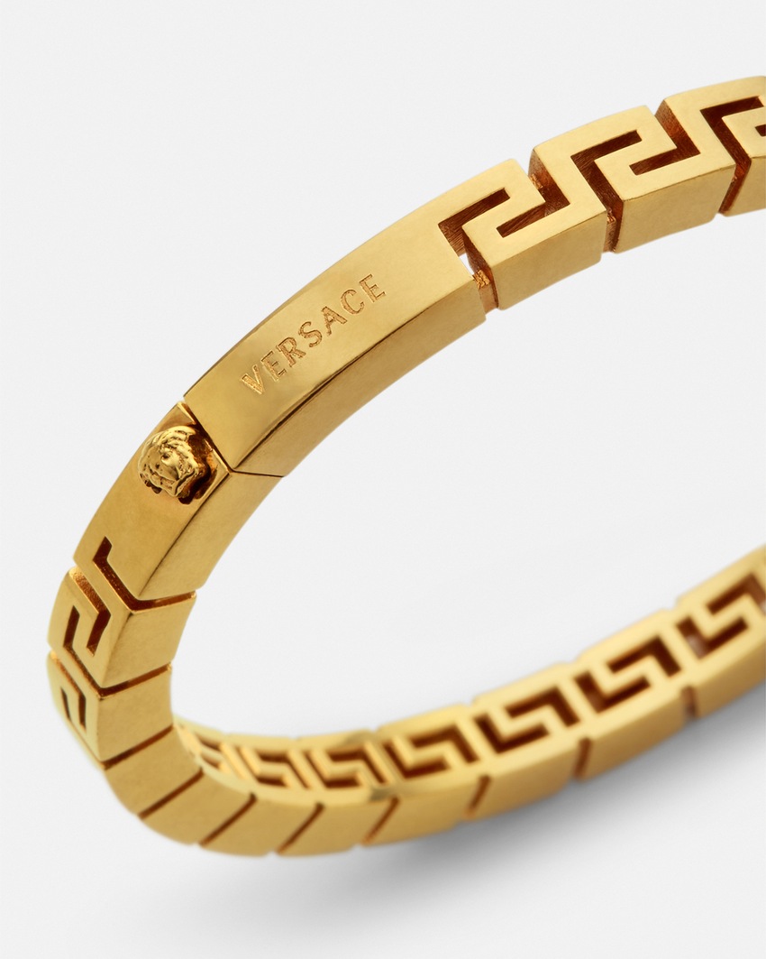 Versace Greca Bangle Bracelet Gold 2