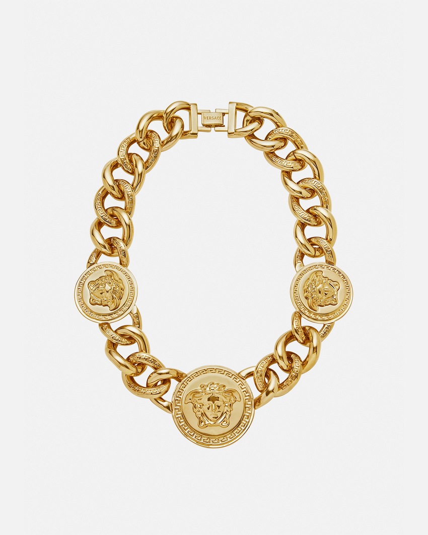 Versace Medusa Chain Necklace Gold 1