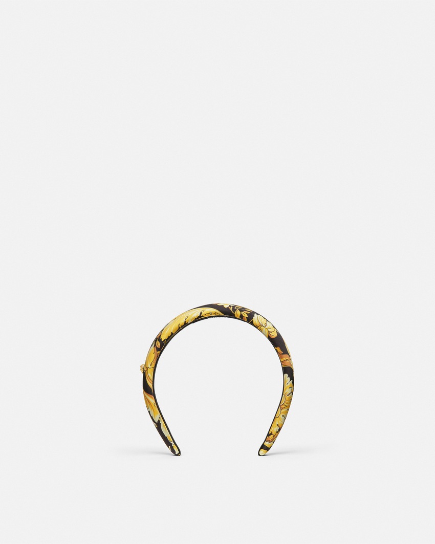 Versace Barocco Headband Black+Print 1