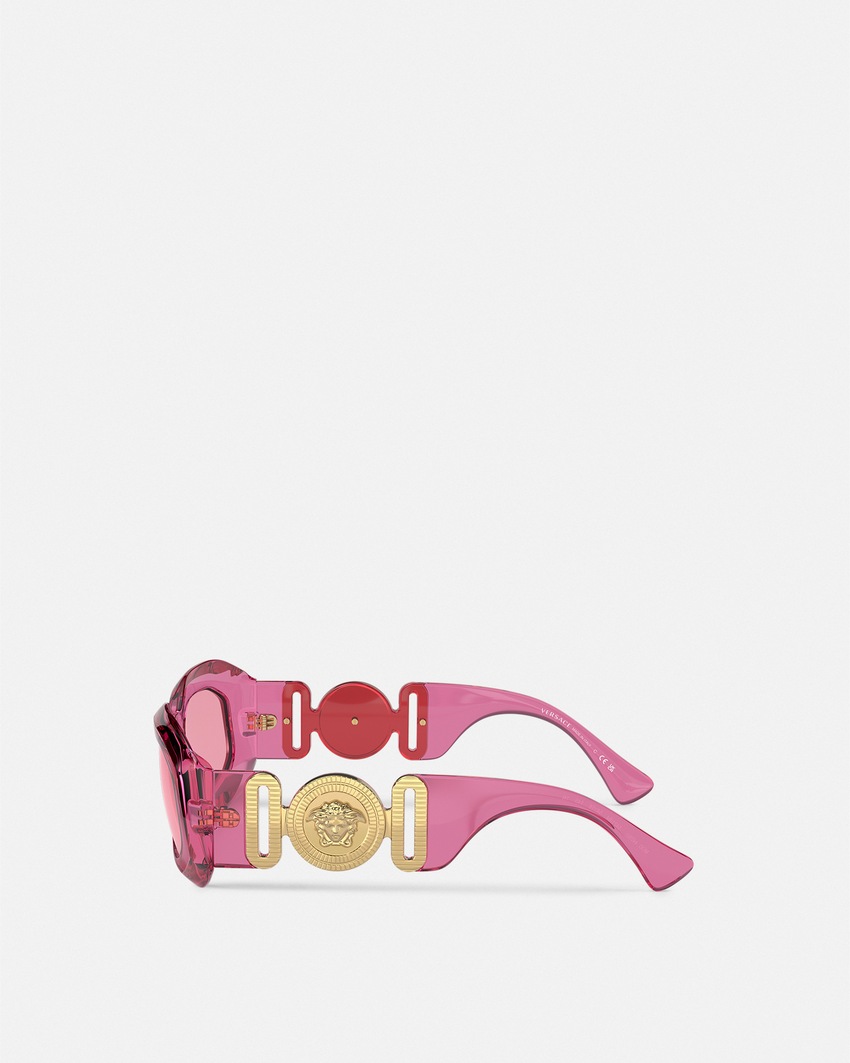 Versace Maxi Medusa Biggie Sunglasses Pink 4