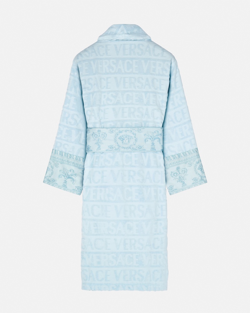 Versace Home I ♡ Baroque Bathrobe Light Blue 3