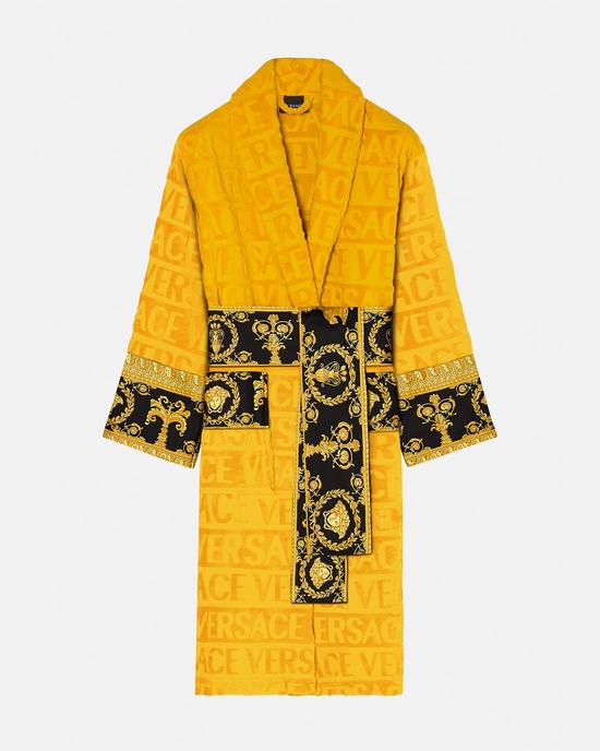 Versace Home I ♡ Baroque Bathrobe Yellow 1