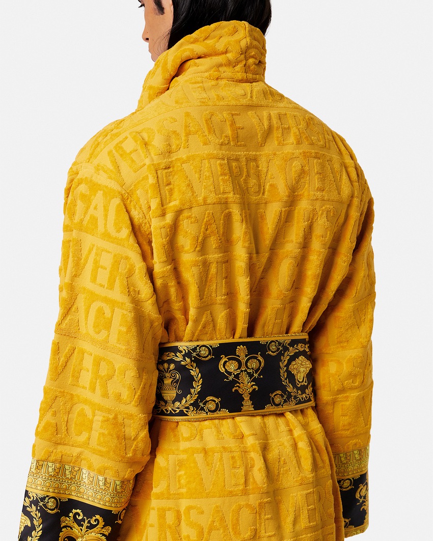 Versace Home I ♡ Baroque Bathrobe Yellow 4