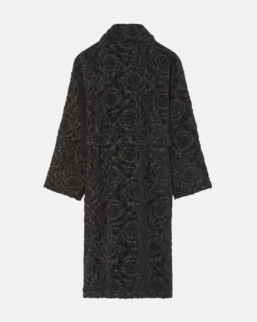 Versace Home Barocco Bathrobe Gray 3