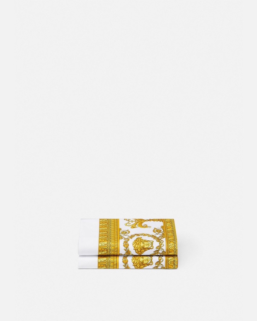 Versace Home I ♡ Baroque Full/Queen Pillowcase Set White 1