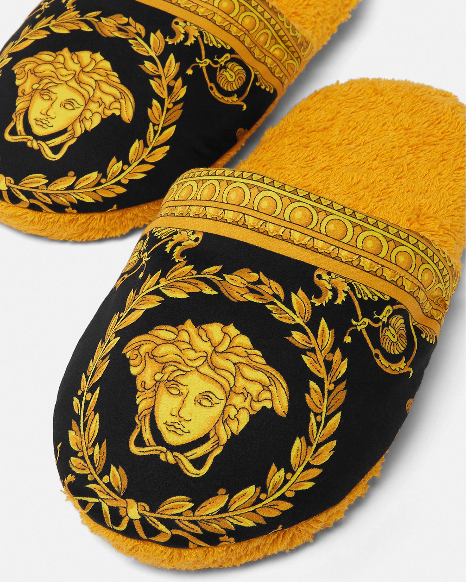 Versace Home I ♡ Baroque Slippers Yellow 3